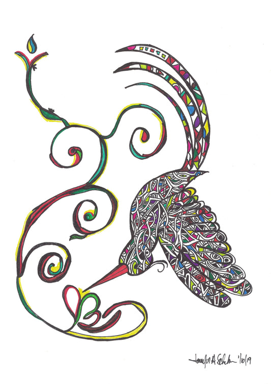 Upside Down Hummingbird